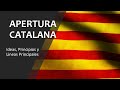 Apertura Catalana - Ideas, Principios y Variantes Principales