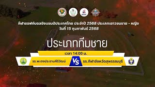 สนาม1 I คู่ 4 I กีฬาซอฟท์บอลชิงแชมป์ประเทศไทย ประจำปี 2568 ประเภทเยาวชนชาย - หญิง