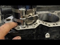 Installing the Evinrude 150 pistons