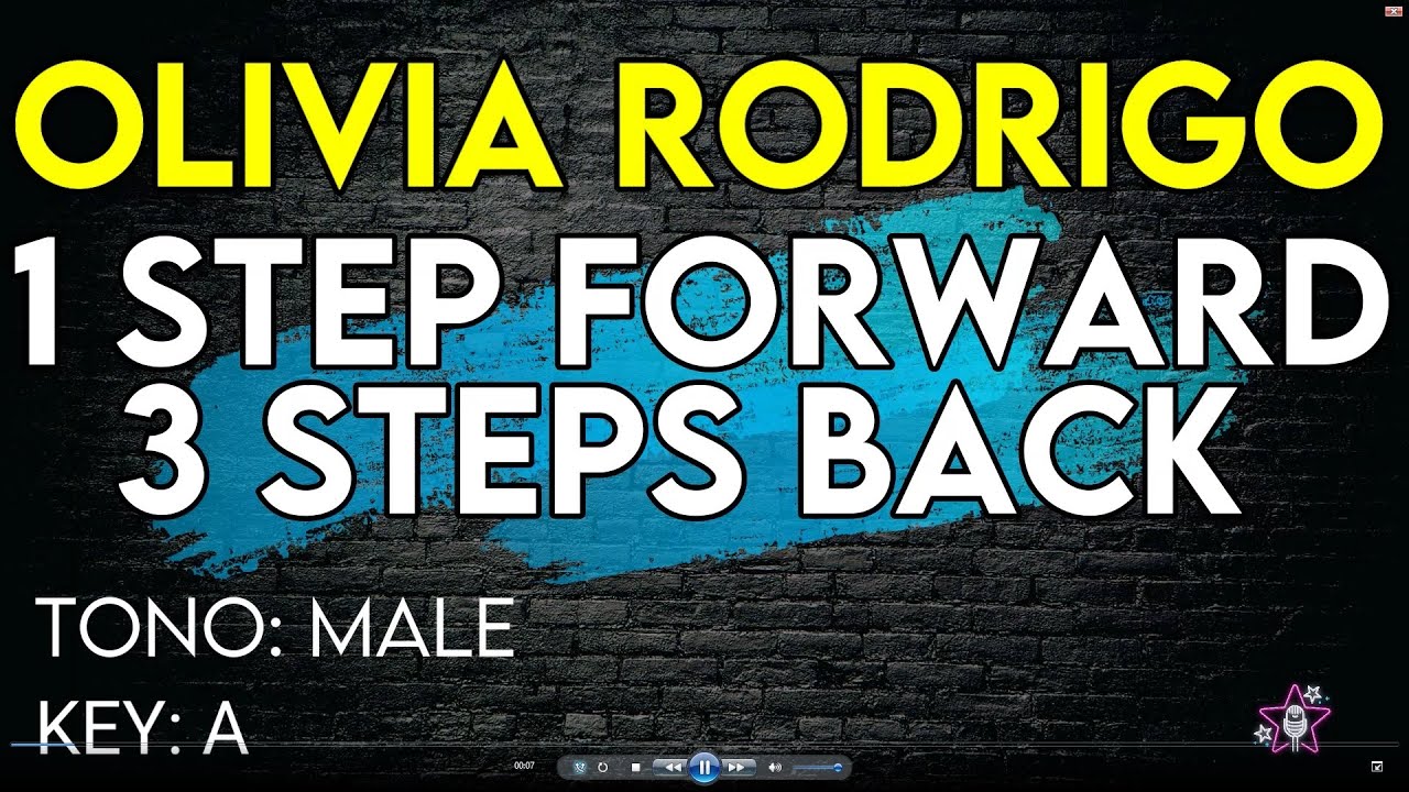 Olivia Rodrigo - 1 Step Forward, 3 Steps Back - Karaoke Instrumental ...