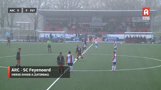 Samenvatting ARC - SC Feyenoord (zaterdag 21 januari)