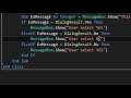 Kind of MessageBox in Visual Basic