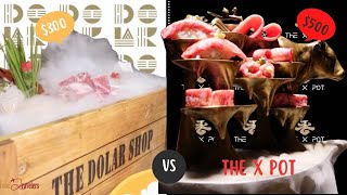 Vegas X POT vs Seattle Dolar Shop: BEST of the BEST hot pot?? 🇺🇲