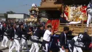 2012.10.20　建水分神社御祭礼　宮入　桐山