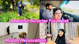 Beautiful Surprise For Malak | Room Renovation | Salma yaseen vlogs