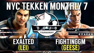 [Tekken 7] Exalted vs FightingGM - NYC Tekken Monthly #7