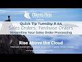 Acumatica Cloud ERP Tip 44: Streamline Sales Order and Purchase Order Processing