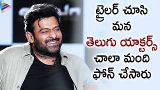 Prabhas About Star Hero Fans | Saaho Movie Latest Interview | Shraddha Kapoor | Sujeeth | Ghibran