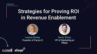 10+ Strategies to Show Revenue Enablement \u0026 Sales Training ROI - Factor 8 \