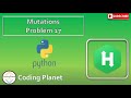 Python Challenge 17 || Mutations  || HackerRank Solution ||Coding Planet