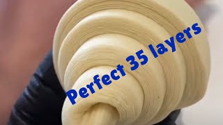 Professional perfect multi layer croissant | The Apron| home made |step by step process@Theapron41