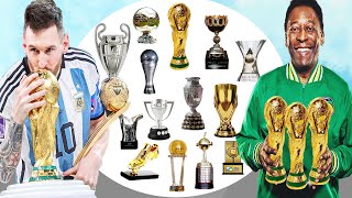 Lionel Messi Vs Pele All Awards & Trophies