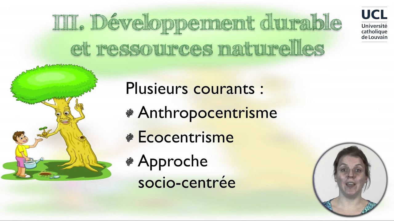 1-2-2 Liens Entre Développement Durable Et Ressources Naturelles - YouTube