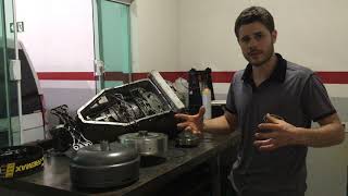 BMW 540i E34 Cambio 5HP30 Com fuga de oleo oil transmission leak Fix