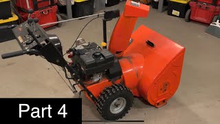 Ariens snow blower repair part 4: chute repair (926le)