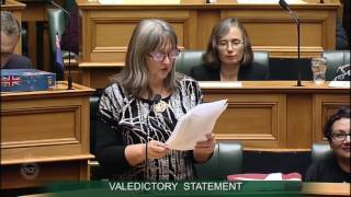 Valedictory Statement- Catherine Delahunty