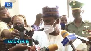 Minister of Defense Maj. Gen. Bashir over Bandits and Kidnappings in Nigeria.