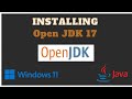 How to Download and Install OpenJDK 17 on Windows 11