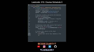 Leetcode 210. Course Schedule II in Python | Python Leetcode | Python Coding Tutorial | Python ASMR