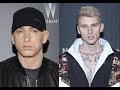 Machine Gun Kelly Disses Eminem, "You're Old & Your Daughter Hallie Is Tired Of You Going Crazy"