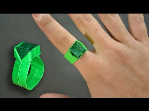 Origami: Ring with Diamond Origami: Ring with Diamond