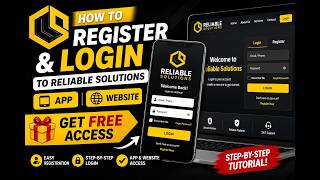 Reliable Solutions App & Website Access Guide | Easy Sign-Up Tutorial | Terms & Conditions Apply