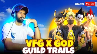 TELUGU HARD GUILD TRAILS ☠ 😮#FREEFIRELIVE #TELUGU #FACECAMLIVEFF #MBGLIVE❤️