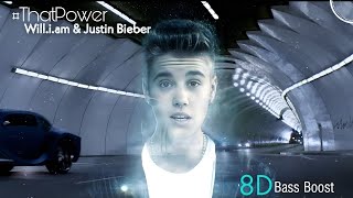 ThatPower ⚡- Wil.i.am \u0026 Justin Bieber  .BassBoosted💡 8D Audio from @MEGA - 8D.