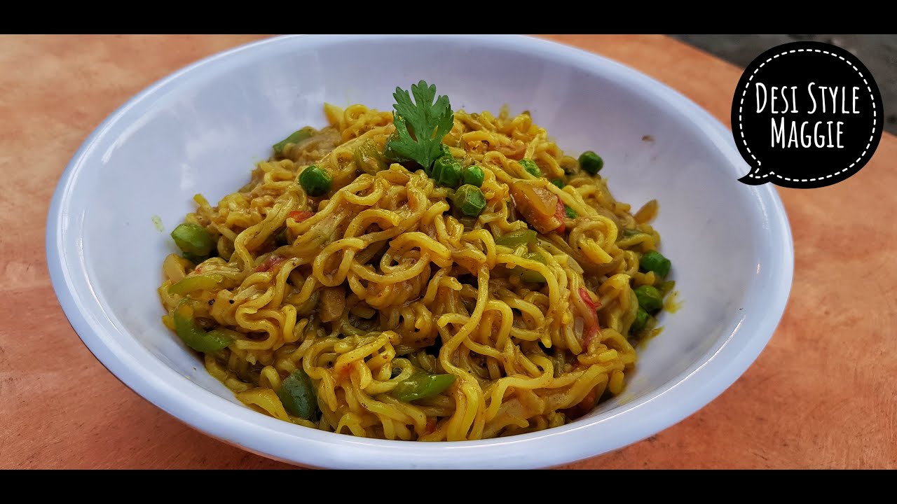 How To Make Maggi Masala With Vegetables| मैगी मसाला |Best Maggi Recipe ...