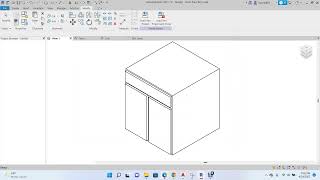 Tutorial on creating a parametric cabinet in Revit 2021