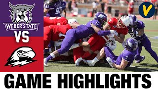 #3 Weber State vs Southern Utah Highlights | FCS 2021 Spring College Football Highlights