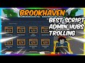 Roblox Brookhaven Script Troll Admin Commands Hack Ez Hub |fluxus,hydrogen,delta,arceus x mobile