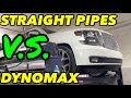 Chevy Tahoe/Suburban 5.3L V8 DYNOMAX RACE BULLET Vs STRAIGHT PIPES!