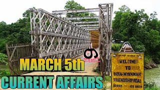 TNPSC March 05th Current Affairs