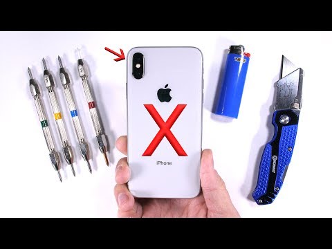 iPhone X Durability Test - Scratch BURN and Bend TESTED! iPhone X Durability Test - Scratch BURN and Bend TESTED!