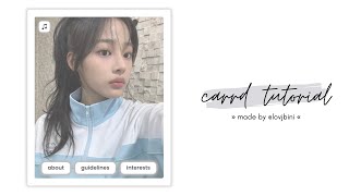 pretty & simple (interactive) carrd tutorial — © flopxiao, blo8ds
