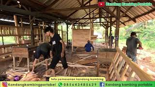 Pesanan Kandang Kambing Koloni ke Bogor \u0026 ke Sidoarjo