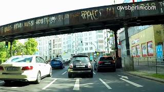 Driving in Berlin, Germany 2017: Kurfürstendamm - Sonnenallee.