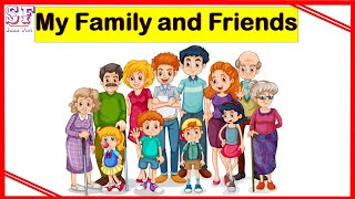 MY family/Family Members With Names | My Family Members | Learn About Family | English Learning