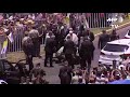 Pope breaks protocol and attends to fallen policewoman on horse