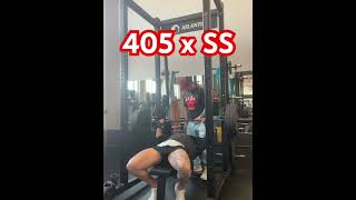 405 Bench press SS #rap #hiphop #bodybuilding #powerlifting #benchpress #motivation #athlete