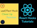 useEffect with Clean up Function | React Hooks Tutorials - 10 | The Tripura Classes