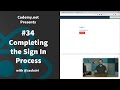 React: Completing the Sign in Process - [034]