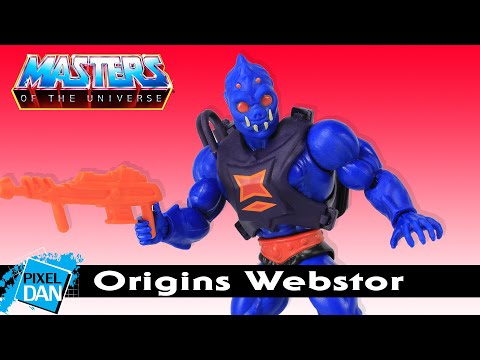 Webstor Action Figure Review | Masters Of The Universe Origins - YouTube