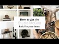 How to Decorate Like Studio McGee | Shelf Styling Tutorial | Vintage Decor