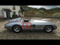 Forza Horizon 4 - 1955 Mercedes-Benz 300 SLR - Car Show Speed Jump Crash Test . 1440p 60fps.