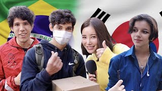 WHAT BRAZILIANS THINK ABOUT KOREA? 🇧🇷 🇰🇷(STREET INTERVIEW)