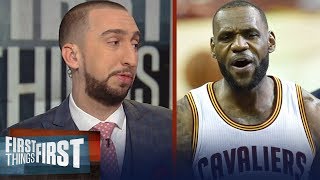 Nick Wright on LeBron's comments about Ty Lue's future as Cavs coach } FIRST THINGS FIRST