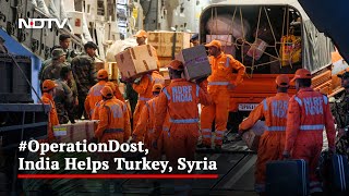 India Sends Relief Material, Rescue Teams To Quake-Hit Syria, Turkey