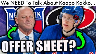 Kaapo Kakko MAD At Rangers, Offer Sheet Incoming?! (NHL Trade Rumors & New York Rangers News Today)